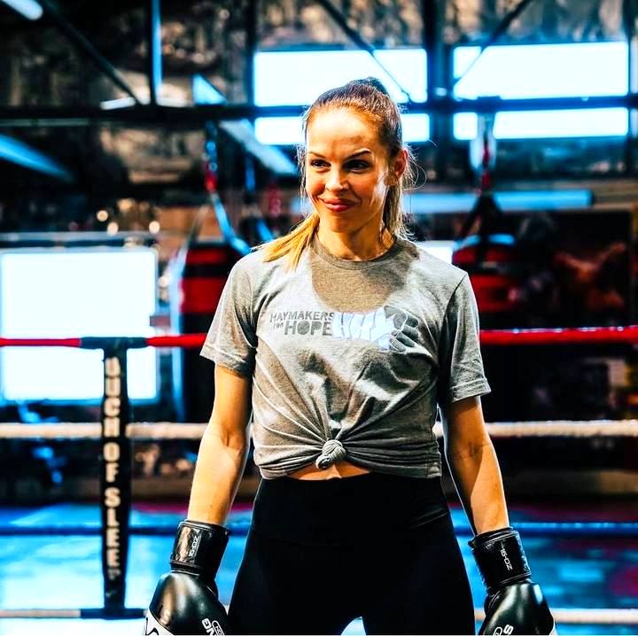 Heidi, ready in the ring